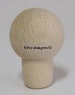 T-dugó - gömb fa tetejű - sima PE (műanyag) 15,0 mm szájmérethez