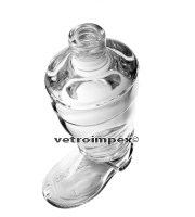 350ml Csizma - pálinkás üveg