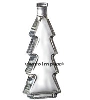 350ml Karacsonyfa - pálinkás üveg