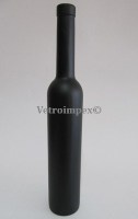 500ml Bordolese Extra - matt fekete - pálinkás üveg