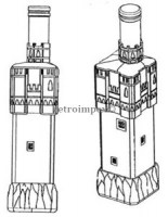 500ml Castello Torre - pálinkás üveg